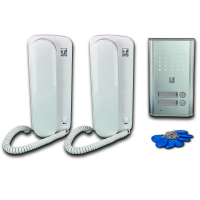 ДОМОФОН ЗА 2 КОРИСНИКА (со читач SUPER STRONG) TEH-TEL